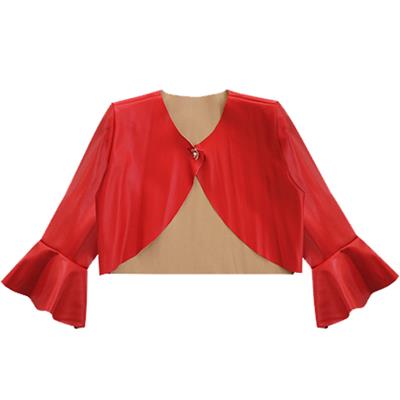 GIACCHINO BIMBA IN ECOPELLE C/MCA A GOMITO C/VOLANTINO 100%P