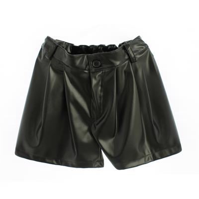 PANTALONCINO BIMBA IN PELLE 100%POL