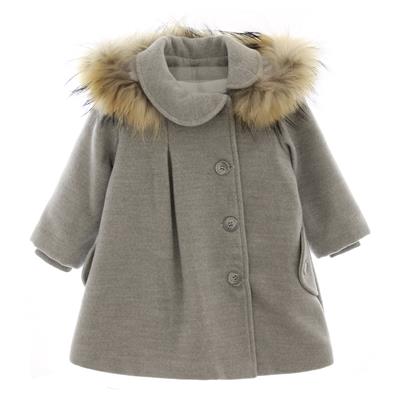 CAPPOTTO BABY CON CAPP.CON PELL.IN 82%POL.15%VIS.3%ELAS.-en