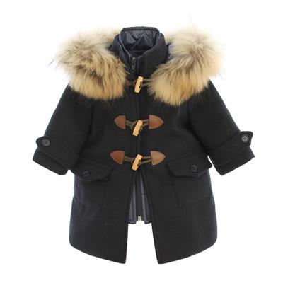 CAPPOTTO BABY CON PELLICCIA