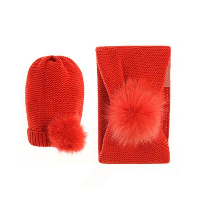 CAPPELLO+SCALDACOLLO BIMBA IN 50%LA.50%ACR.