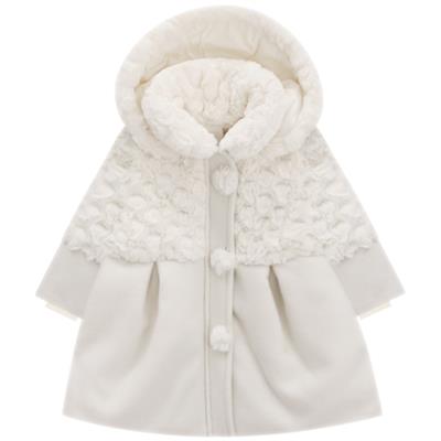 CAPPOTTO BABY M/L C/CAPPUCCIO 85%POL.12%VISC.3%EL.-en